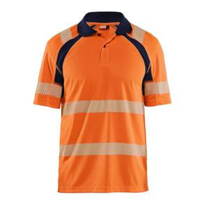 Camisetas Reflectantes de Alta Visibilidad de Manga Corta para Hombre, Tallas Grandes, Camisetas Polo de Seguridad Reflectantes y Ligeras para Trabajo - Product Image 1