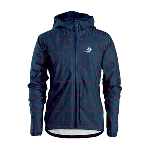 Custom Logo Sublimated Hooded Windbreaker <b>Jacket</b> Nylon Coated <b>Lightweight</b> <b>Rain</b> <b>Jacket</b> for Sports Fitness and Casual Wear - Product Image 1