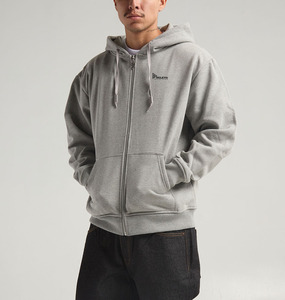 Custom Graphic Black Zip-Up Hoodie Winter 100% Cotton Heavyweight High Quality Comfortable <b>Thick</b> <b>Fleece</b> China Clothing - Product Image 5