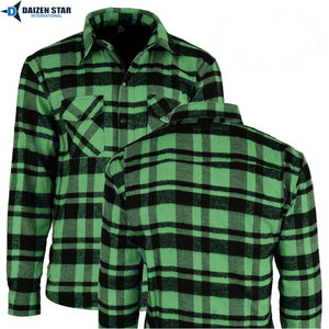 Chemise de moto en flanelle respirante et coupe-vent, fabriquée en usine (OEM), avec doublure en aramide et protection CE, % coton - Product Image 5