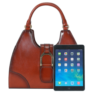 Bolsos de Hombro y Bandolera de Cuero Genuino para Mujer, de Lujo, con Cierre de Cremallera/Abierto, Bolsos de Mano de Diseño Moderno - Product Image 5