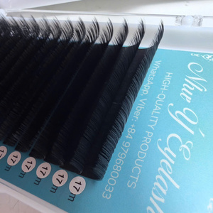 Extensiones de Pestañas de Volumen Completo de Pelo Sintético Nhu Y al por Mayor, Acabado Mate, 4-25mm, Bandeja Profesional Hecha a Mano con Logotipo Personalizado - Product Image 4