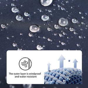 Veste softshell homme haute qualité, imperméable, pour l'hiver et le printemps, en polyester, pour le sport et les activités de plein air, avec logo personnalisé. Prix. - Product Image 3