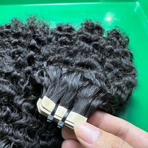 CDYHAIRVN Extensiones de Cabello Humano Rizado Birmano 100% Virgen, Extensiones de Cabello Rizado Birmano para Mujeres Negras - Product Image 2