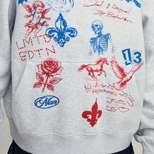 Sweat-shirt à capuche personnalisé pour homme OEM DTF, imprimé avec un motif graphique, streetwear décontracté à manches longues pour homme - Product Image 4