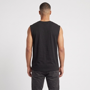 Camiseta sin mangas negra para hombre con estampado gráfico de boxeo desgastado, camiseta holgada estilo musculoso, top sin mangas personalizado de streetwear - Product Image 2