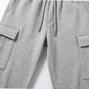Men's Casual <b>Trouser</b> <b>Elastic</b> Waist Polyester/Cotton Customized Baggy <b>Trousers</b> Loose Fit Casual Pants - Product Image 4
