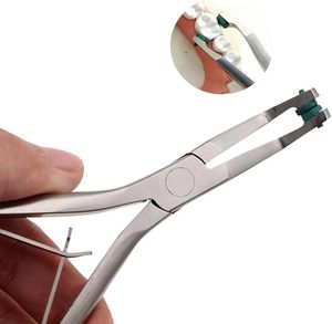 Pince à couronne dentaire manuelle en acier, outil ergonomique pour dentiste, pour l'extraction de dents temporaires - Product Image 4