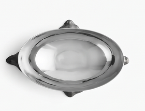 Modern <b>Metal</b> <b>Bowl</b> With Mountain Base Handmade Polished Decorative Centerpiece For Home Interior Elegant Tabletop Accent - Product Image 2