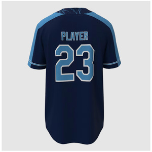 Wholesale Manufacturer Factory Supplier <b>Baseball</b> Full Button Up Jersey Custom Team Wear Breathable Mesh Sports <b>Baseball</b> Jersey - Product Image 2
