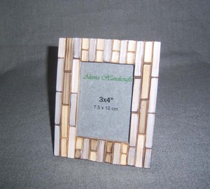 Handcrafted Eco-Friendly Bone Inlay Wooden Photo <b>Frame</b> Premium Mosaic Inlay Tabletop Decorative Handmade <b>Frame</b> Gifts - Product Image 3