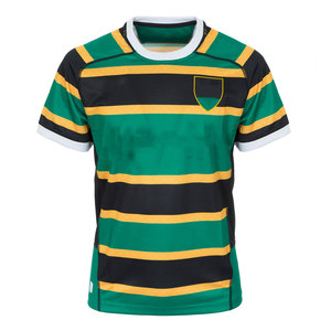 Camiseta de Rugby Profesional Personalizada de Alta Calidad para Hombre, Transpirable, de Secado Rápido, Talla Grande, Uniforme Deportivo para Equipo - Product Image 4