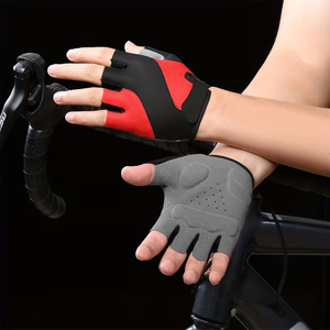 Guantes de Ciclismo Unisex Personalizados para Deportes al Aire Libre, Medios Dedos, Flexibles, Ligeros, para Ciclismo de Carretera, con Dos Lazos para los Dedos Pequeños - Product Image 5
