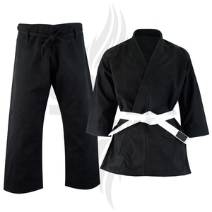 Conjuntos de Uniformes de Karate Personalizables Unisex - Ropa de Artes Marciales de Alta Calidad de Poliéster/Algodón de Secado Rápido y Transpirable para Adultos - Product Image 2