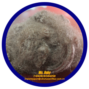 7D/15D HS-Brown Recycled Polyester Staple Fiber (GRS Certified OEKO-<b>TEX</b>) Hollow 100% Recyclable for Toys Spinning Filling - Product Image 6