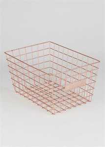 Cesta de Alambre Metálico con Asas para Almacenamiento en Encimeras y Organización de la Sala de Estar, Diseño Minimalista - Product Image 2
