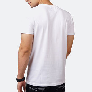Camisetas de Hombre Ligeras y Duraderas 100% Algodón con Cuello Redondo, de Alta Calidad, con Logotipo Personalizado, Diseño Sólido, Último Diseño - Product Image 5
