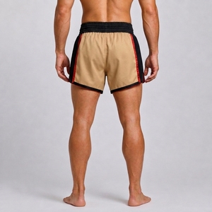 Pantalones Cortos de Muay Thai Personalizados para Hombre, Satén Premium Transpirable, Poliéster/Algodón, Ropa de Entrenamiento de Kickboxing, Ligeros y Deportivos - Product Image 2