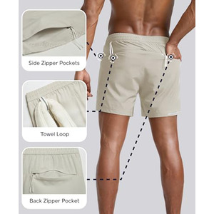 Pantalones Cortos Deportivos para Hombre, Tallas Grandes, para Correr, Fitness, Entrenamiento, Verano - Product Image 4