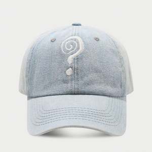 Casquette de baseball en jean avec motif point d'interrogation, style urbain, pour hommes et femmes, casquettes de baseball incurvées pour l'extérieur - Product Image 6