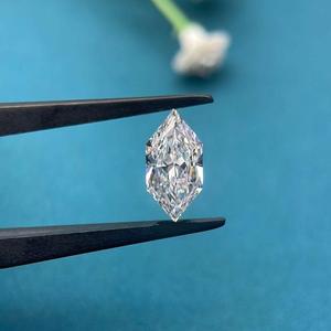 เพชรทรงมาร์ควิสแบบดัตช์ 1.01 กะรัต เพชรเลี้ยงในห้องปฏิบัติการ รูปทรงพิเศษ ขัดเงาด้วยมือ ได้รับการรับรองจาก IGI สำหรับทำเครื่องประดับ แหวน - Product Image 1