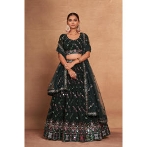 Venta caliente hermoso diseñador nupcial Lehnga Choli para el desgaste del banquete de boda Lahnga Choli comprar de fabricante indio por Fabzonefa - Product Image 4