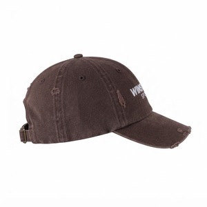 Gorra de Béisbol Marrón Desgastada con Logotipo Bordado Personalizado, Estilo Vintage, Ajustable, para Deportes y Uso Diario - Product Image 3