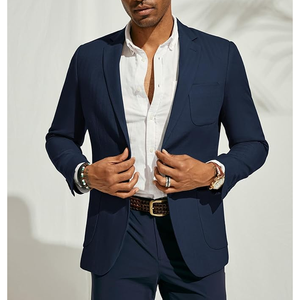 Trajes de Hombre a Medida de Diseñador, Doble Botonadura, con Corbatas, Antiarrugas, Conjunto de Chaqueta y Pantalón Formal para Negocios, Colores y Logotipos Personalizables - Product Image 3