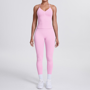 Nuevo Conjunto de Yoga para Mujer, Ropa de Gimnasio, Ropa Deportiva Activa, Traje de Fitness para Correr, Conjunto de Yoga sin Costuras - Product Image 2
