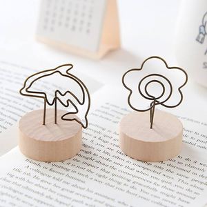 Wood And Metal Place Card <b>Holder</b> Custom Logo New Crafts Wood <b>Table</b> <b>Numbers</b> Place Card <b>Holders</b> - Product Image 4