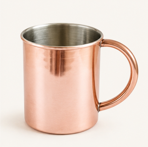 Pure Copper Moscow Mule Mug Handcrafted Solid Copper Cocktail Cup for Barware Tarnish Resistant Copper Copper <b>Drinkware</b> for Beer - Product Image 5