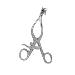 Retractor Mastoideo 4x4 con Dientes Afilados, 19mm de Ancho x 12mm de Profundidad, 165mm, Instrumento Quirúrgico Manual, Herramienta Médica - Product Image 3