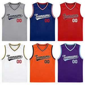 24-25 Nueva camiseta de moda Baloncesto Logotipo personalizado Camisetas de baloncesto Camiseta de baloncesto sublimada para hombres Jóvenes - Product Image 6