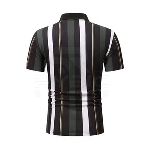เสื้อโปโลพิมพ์ลายสีเต็มตัวสำหรับผู้ชายแบบมืออาชีพ แห้งเร็ว ออกแบบเองได้ - Product Image 2
