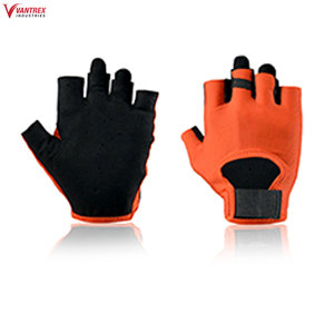 Guantes de Levantamiento de Pesas Vantrex Industries VI-WLG-01, Medios Dedos, Malla Transpirable, Antideslizantes, Palma Acolchada, Soporte para Muñeca, Agarre para Gimnasio - Product Image 5