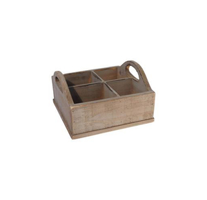 Customized Wooden Caddy Multi Section <b>Storage</b> Holder for Modern Home Organization Requirements - Product Image 2