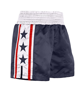 Shorts de boxe unisexes sur mesure, sublimation OEM, finition satinée, séchage rapide, vente en gros, faible MOQ, ensemble OEM en gros - Product Image 3