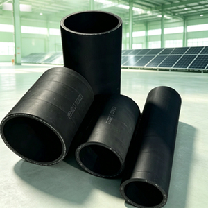 Tuyau <span class=keywords><strong>tubulaire</strong></span> élastique pour le transfert de béton, rénovation d'infrastructure, tuyau en caoutchouc laminé - Product Image 1