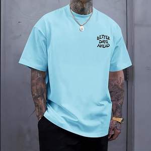 Camisetas Gráficas Oversize con Frases Inspiradoras y Positivas, Camisetas Vintage Estampadas, Tops Casuales de Streetwear - Product Image 4