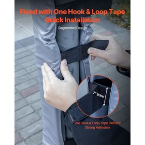 Imbottitura Protettiva Avvolgente per Palo da Basket, 71 Pollici di Altezza, 1,2 Pollici di Spessore, Resistente, per Attrezzature Sportive 2-6.3 4.5x4.5 - Product Image 4