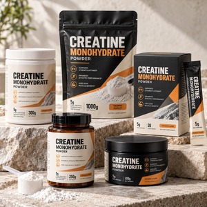 Creatina Monohidrato en Polvo Personalizada con Etiqueta Privada OEM ODM, 5g 1000g, Suplemento Deportivo Sabor Naranja - Product Image 4