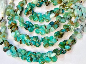 Genuine Natural Peruvian <b>Opal</b> Beads Heart Shape Beads Heart Gemstone Beads Natural Stone Beads Gemstone Be - Product Image 4