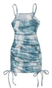 Vestido de Verano 2022, Nuevo, Informal, a Rayas, Ecológico, para Mujer, Cuello Redondo, Tejido, Sin Mangas, Falda, 100% Algodón, Colección de Bangladés - Product Image 2