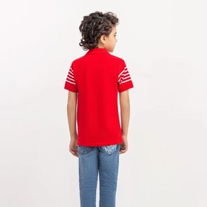 Chemises polo personnalisées pour enfants, garçons, manches courtes, rayées, sport, décontractées, uniformes scolaires, chemises polo modernes - Product Image 4