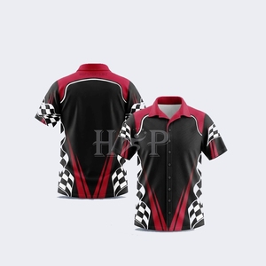 Chemises et hauts de motocross, vêtements de travail personnalisés pour mécaniciens, chemises de course personnalisées - Product Image 3