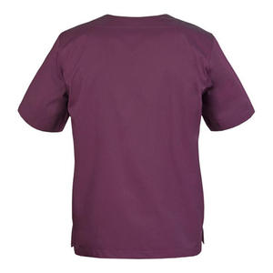 Haut de blouse médicale unisexe durable et élégant, ensemble de blouses à manches courtes, uniformes d'infirmière d'hôpital, tenue de médecin confortable en polyester - Product Image 3