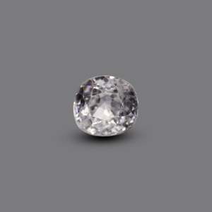 Synthetic Paraiba Square Cut White Zircon 4.25 Carat Loose Gemstone for Fine Jewelry - Product Image 1