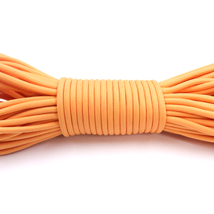 Cuerda de Paracord Naranja Claro de 4 mm, Tipo 550, Cordón de Nailon Utilitario para Camping, Supervivencia, Manualidades y Bricolaje - Product Image 4