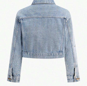 2022 Fashion womens jean jackets womens jean <b>coats</b> Autumn Short Ladies <b>Denim</b> Jackets - Product Image 6