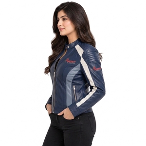 Chaqueta de Cuero para Mujer, Moderna, Duradera, Cómoda y Elegante, con un Diseño Refinado y a la Moda - Product Image 2